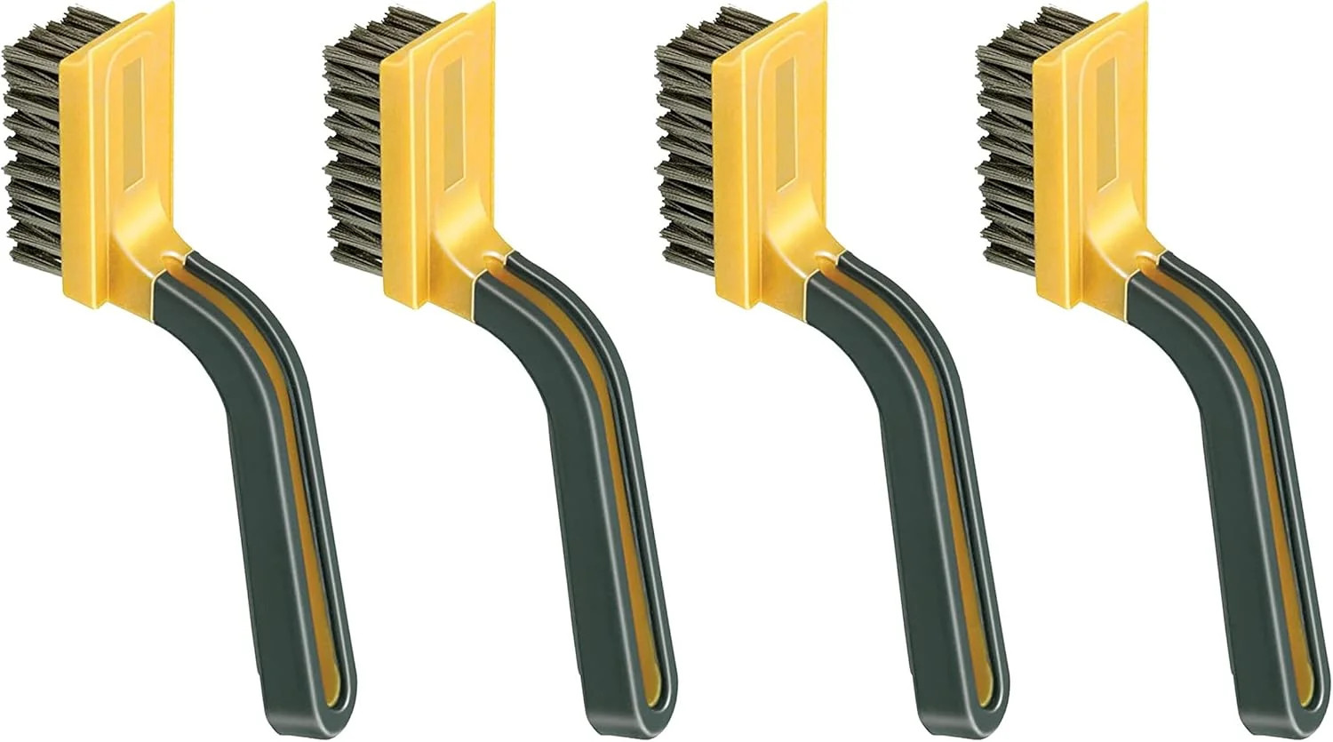 Allway Tools Soft Grip Wide Handle Stainless Steel Stripper Brush, 4 Pack