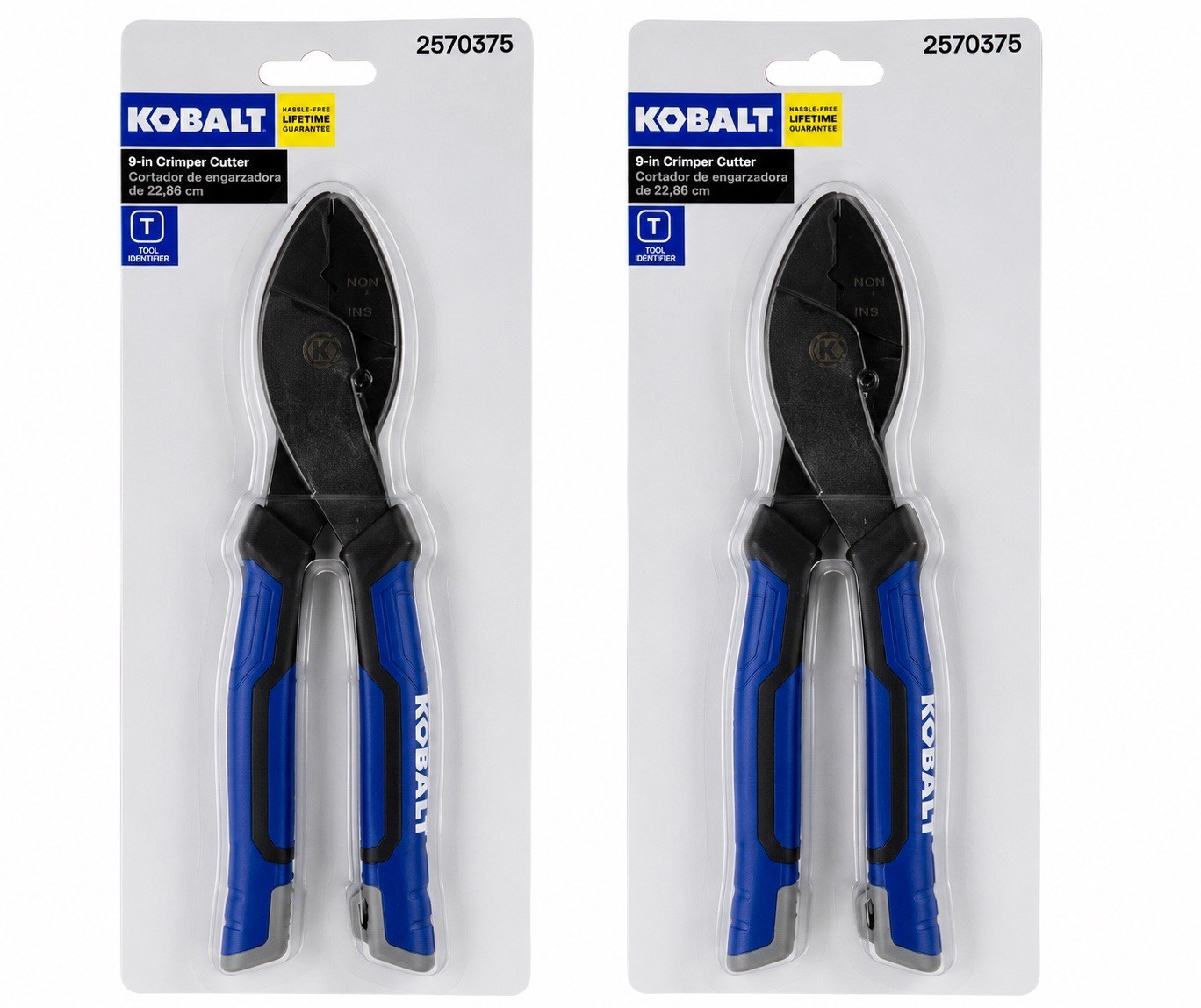KOBALT 2570375 9-Inch Crimper Cutter (2 PACK)