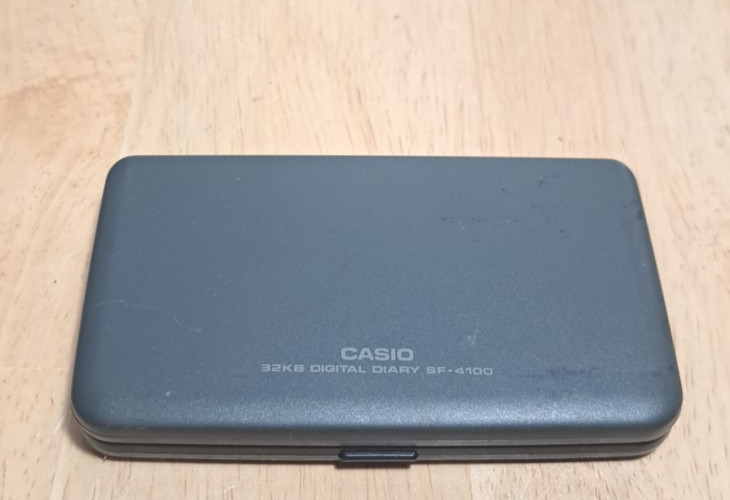 Vintage Casio 32 Kb Digital Diary SF-4100 TESTED & NEW BATTERIES