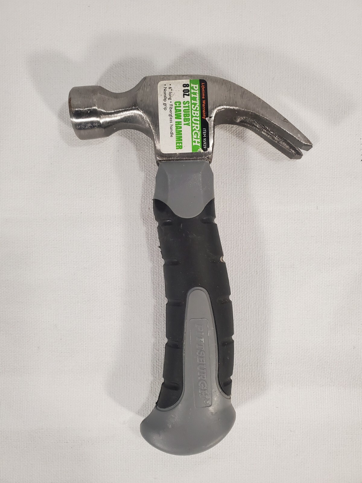 Pittsburgh 8 oz Stubby Claw Nailing Hammer - 95929 - 6-1/2" Overall