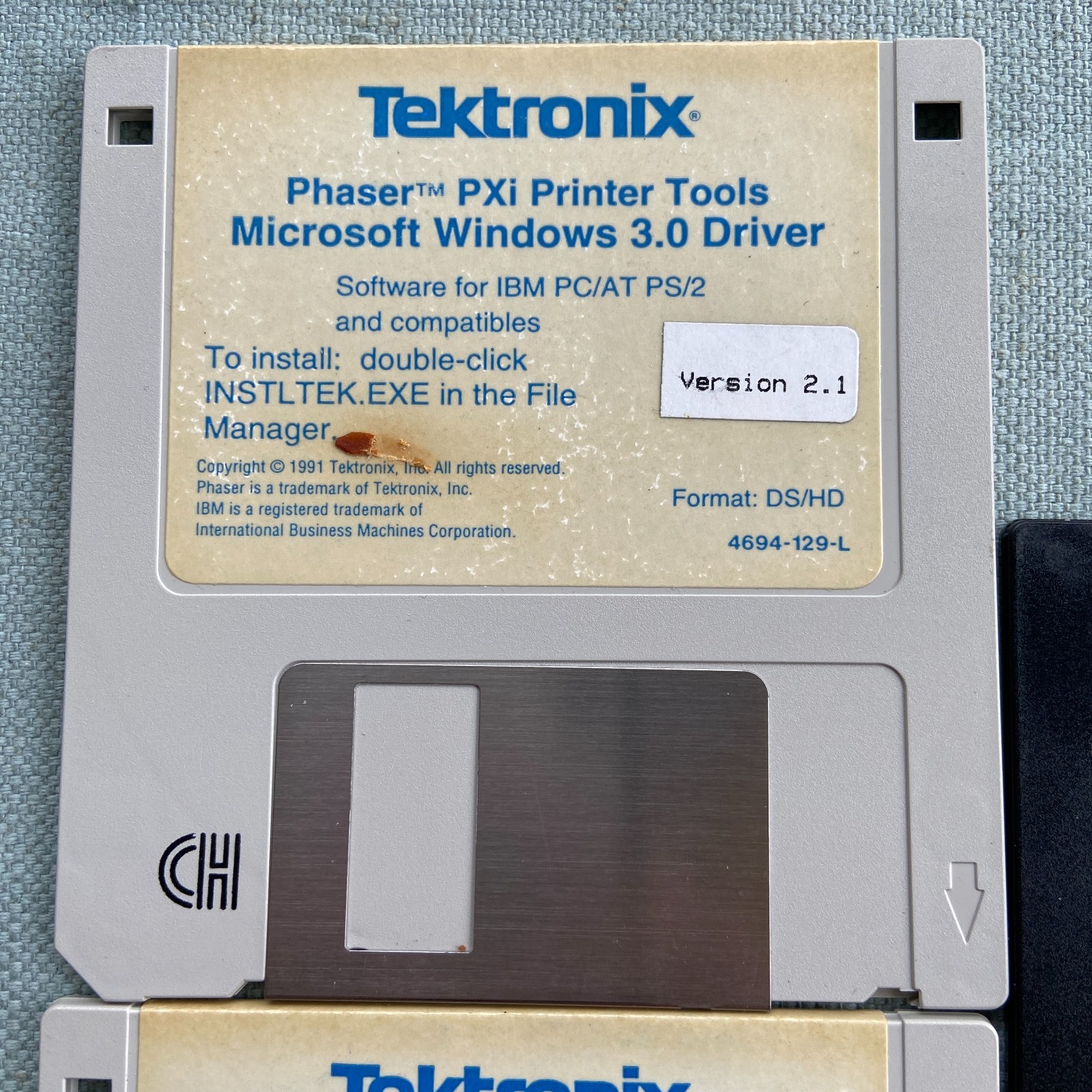 Tektronix Phaser PXi Printer Tools Driver Utilities Windows 3.0 v2.1 1991 1992