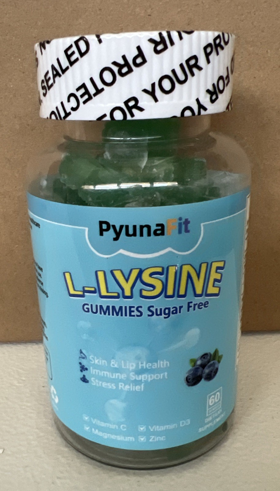 L-Lysine Gummies 1000mg, 5 in 1 Extra Strength for Immune Support, Skin  12/26