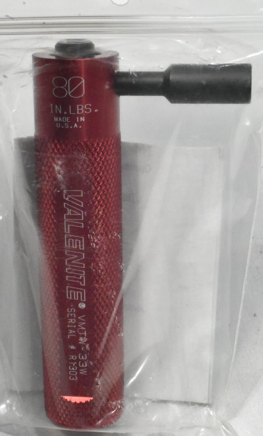 Valenite VMTW-33W Torque Wrench 1/4" Drive, 80 in/lb New