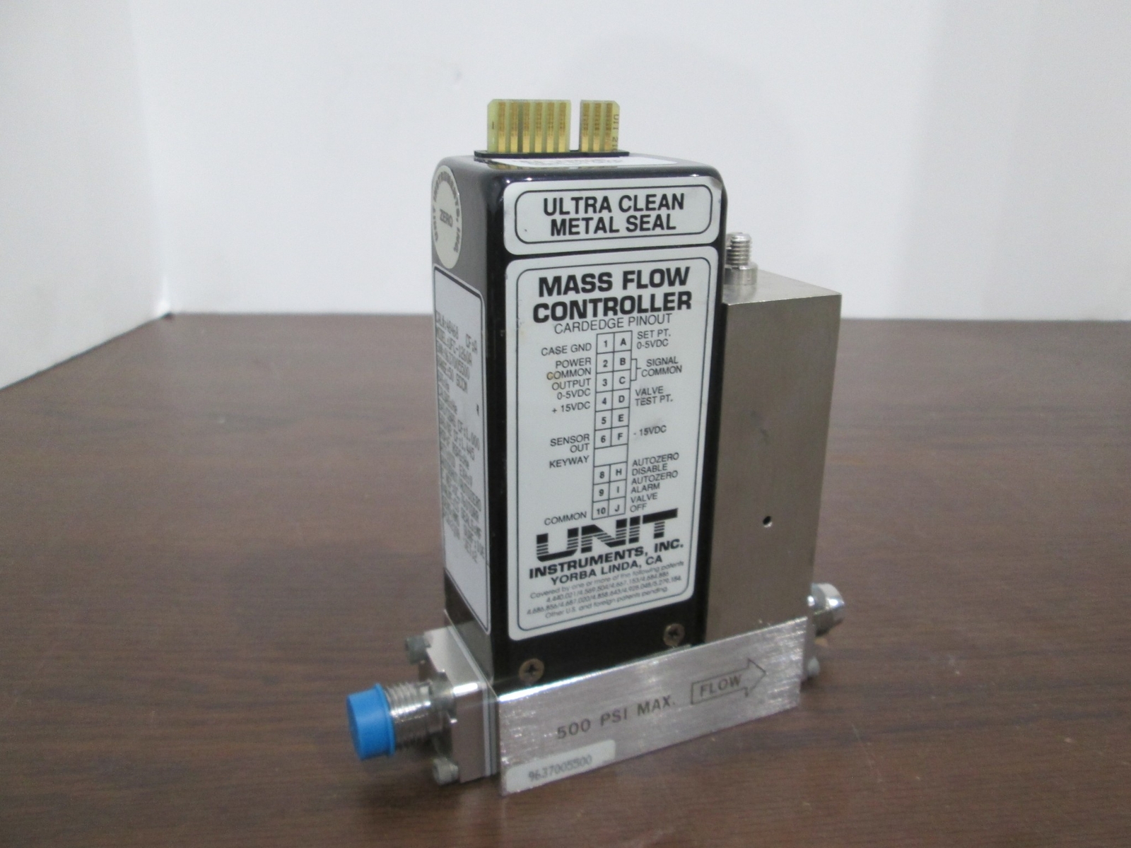Unit, UFC-1260A, 50 SCCM, He, Mass Flow Controller, 1/4" Port, Used