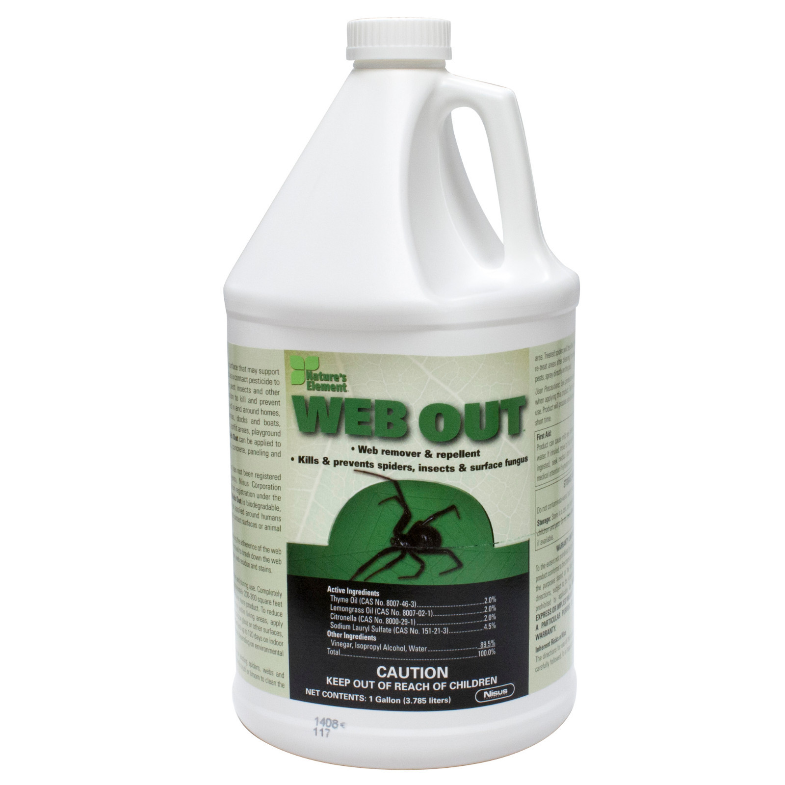 Spider & Cobweb Destroyer Web Out Spider Spray 1 Gal Web Out Cobweb Eliminator