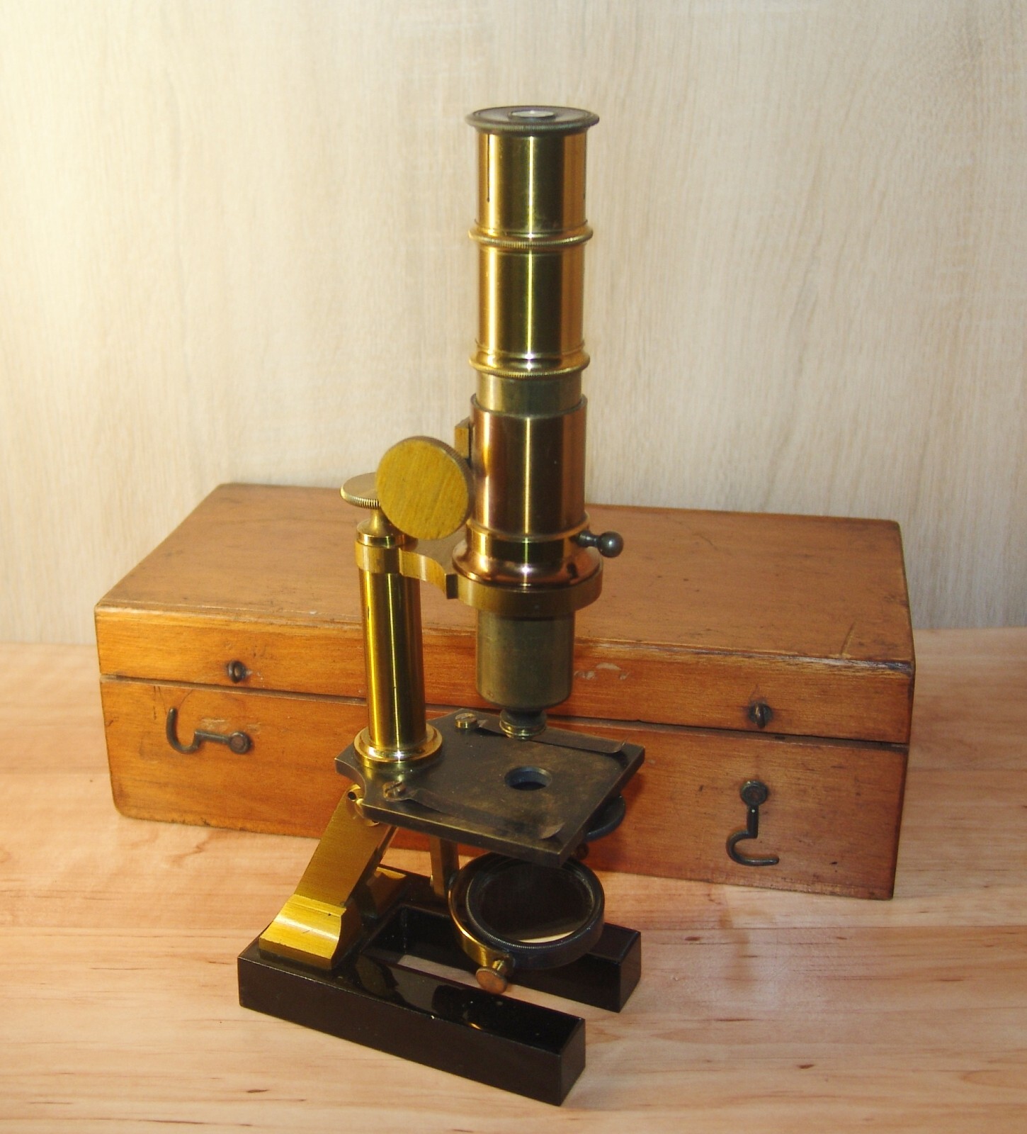 rare antique brass Microscope