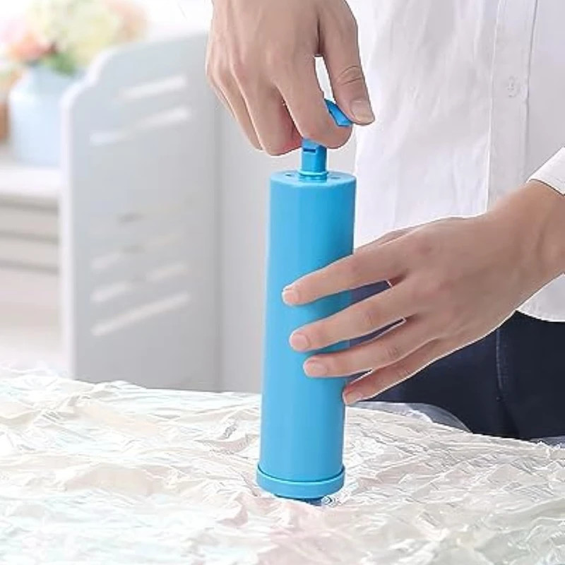 Vacuum Bag Manual Air Pump Suction Air Extractor Compressed Space Saving Clothes