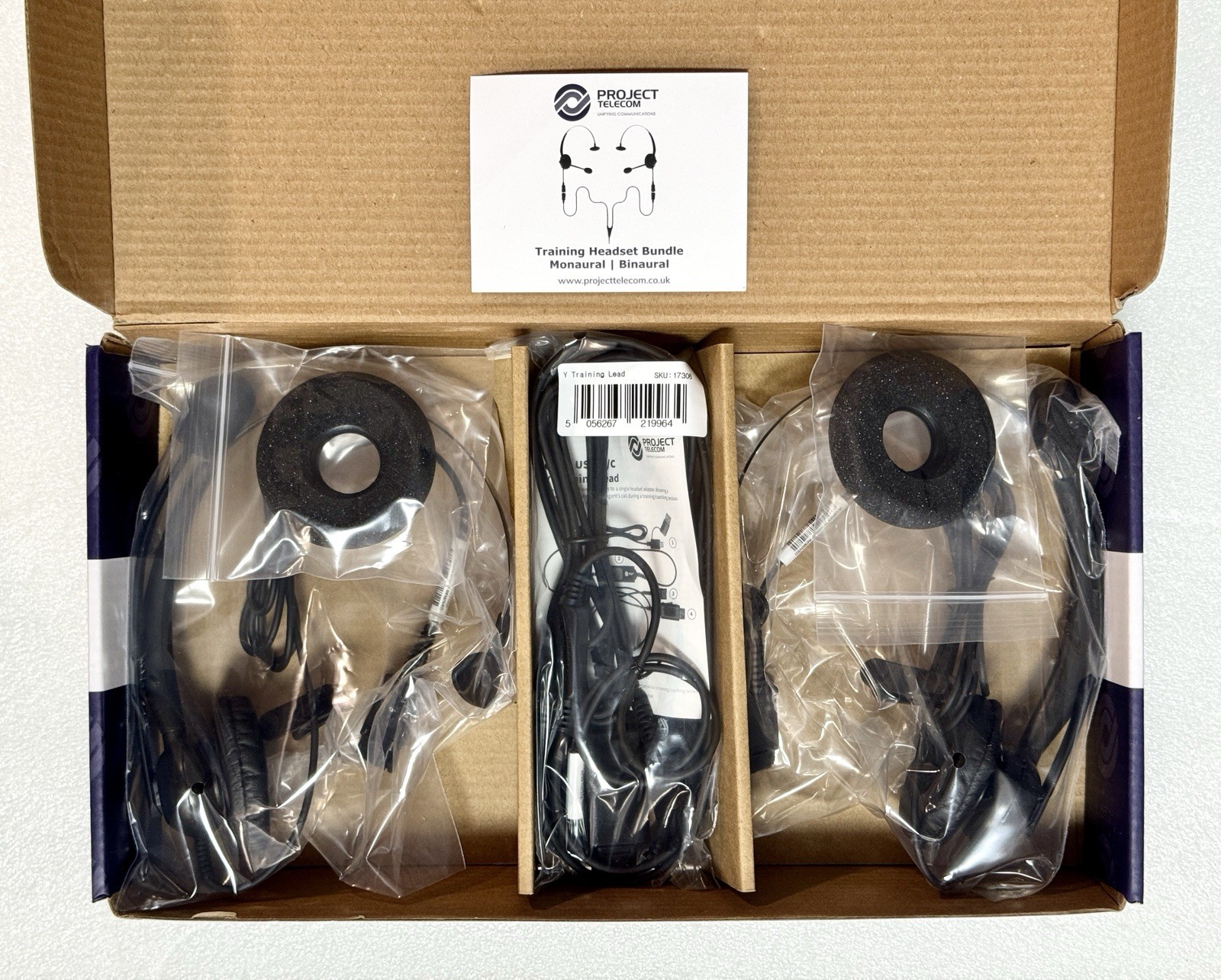 Project Telecom Monaural Noise-Cancelling USB-A / USB-C Training Kit (210426)