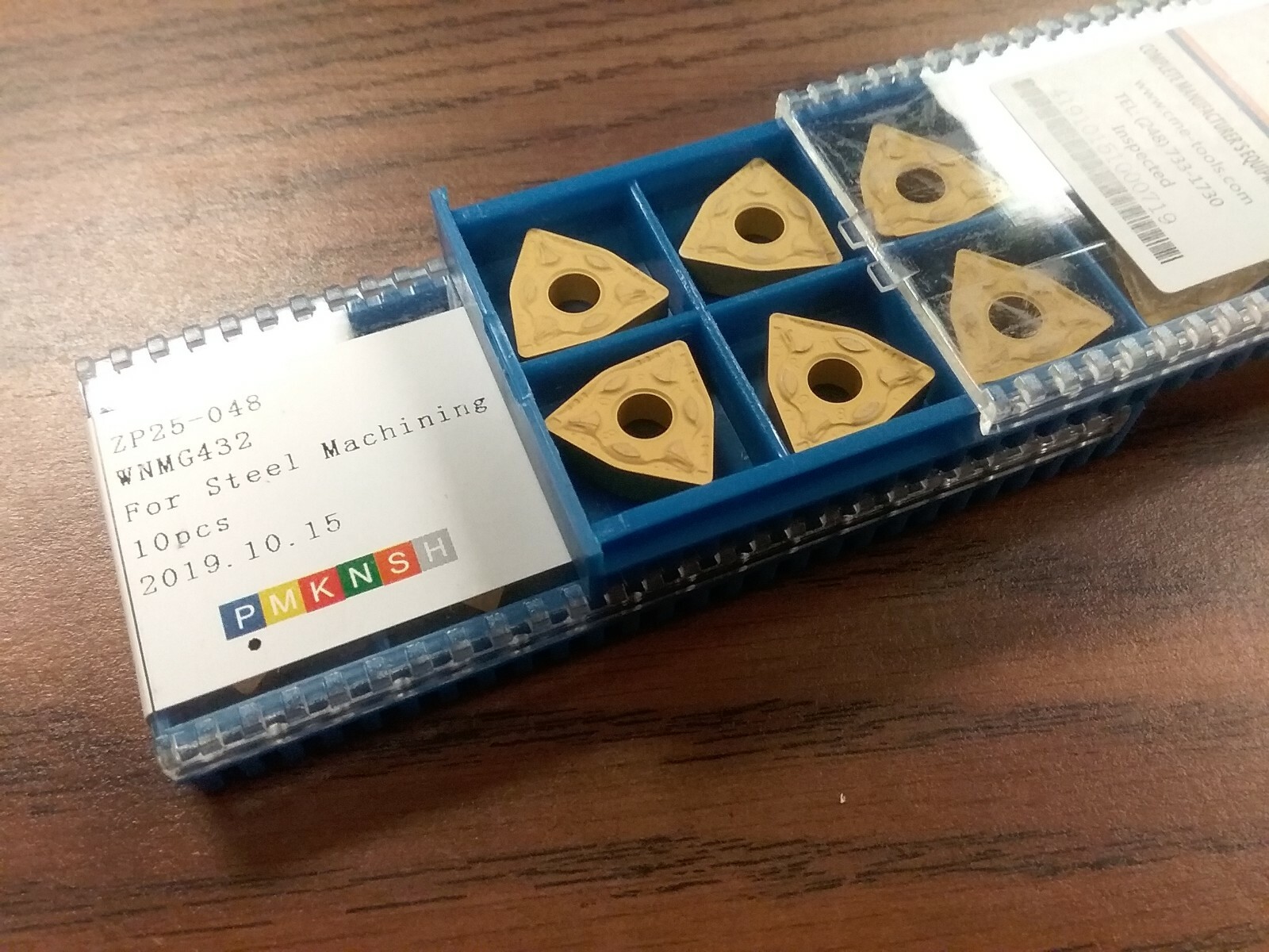 20pcs WNMG432 Tin coated carbide inserts for $79.00 free shipping-new