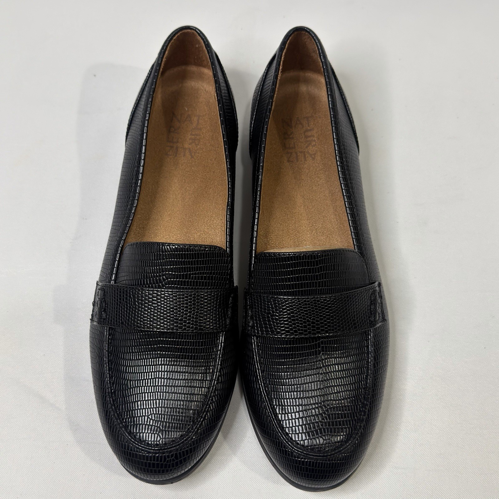 Naturalizer Womens Milo Loafer Black Size 9 W