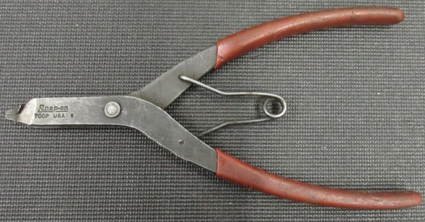 Vintage Snap-on 9" Retaining Snap Ring Circlip Pliers 70CP