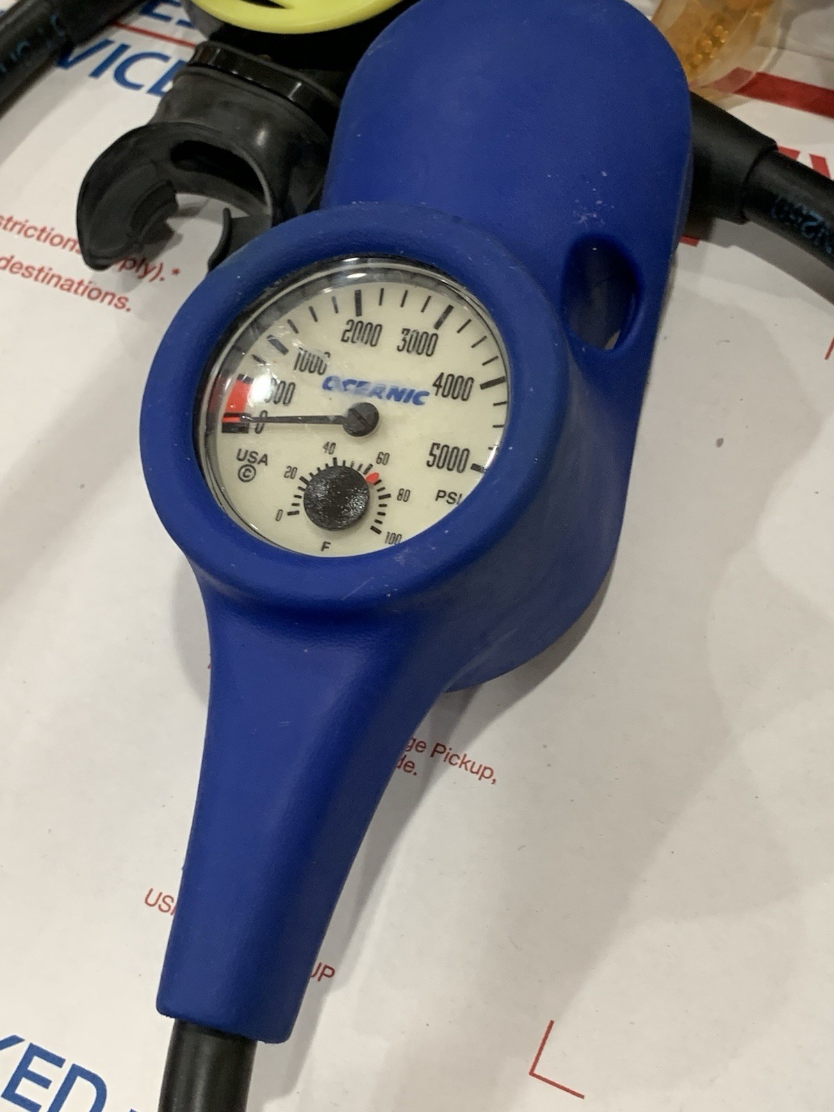 Oceanic Scuba Regulator Set with Pressure Gauge, Compass & Data + Dive Computer
