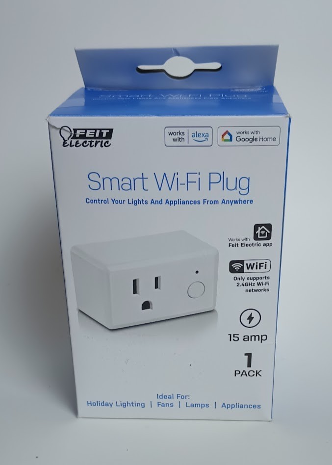 FEIT Electric Smart Wi-Fi Plug Alexa / Google Compatible 15 Amp New Sealed