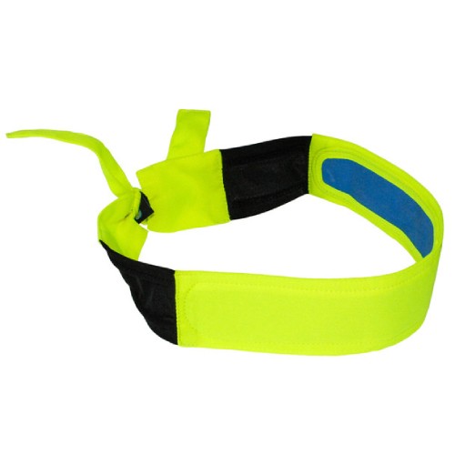 Radians RCS110 Arctic Skull Cooling Headband, Hi-Viz Green