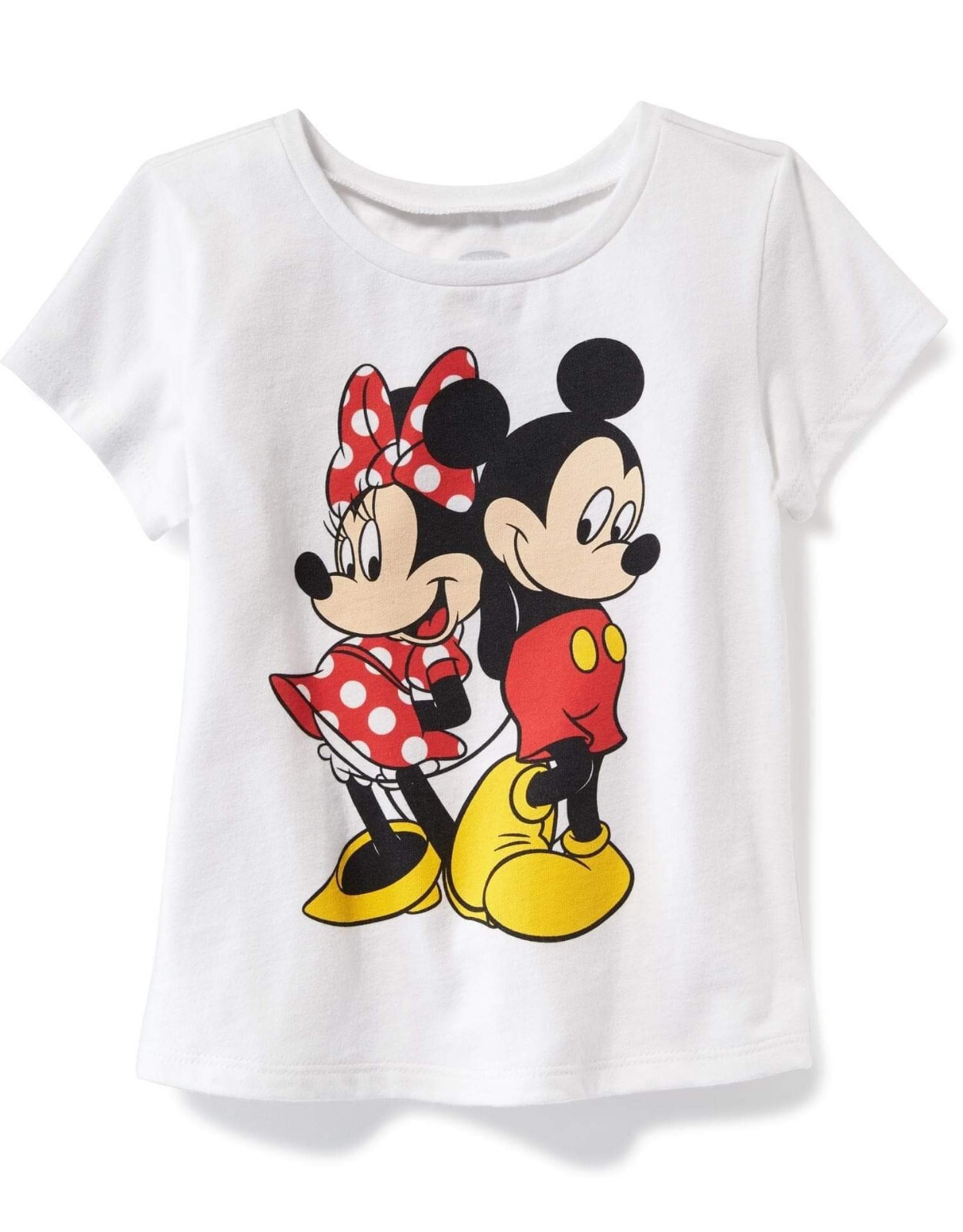 NWT OLD NAVY 12/18, 18/24, 3T & 4T MICKEY & MINNIE MOUSE SHORT-SLEEVE T-SHIRT
