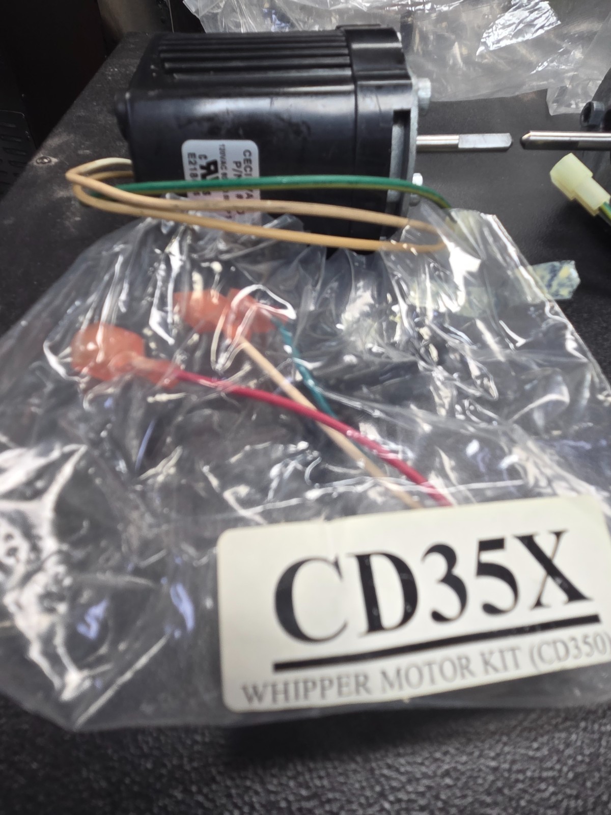 Grindmaster Cecilware Whipper Motor Kit- Complete- S&D ( CD35SL - Genuine OEM