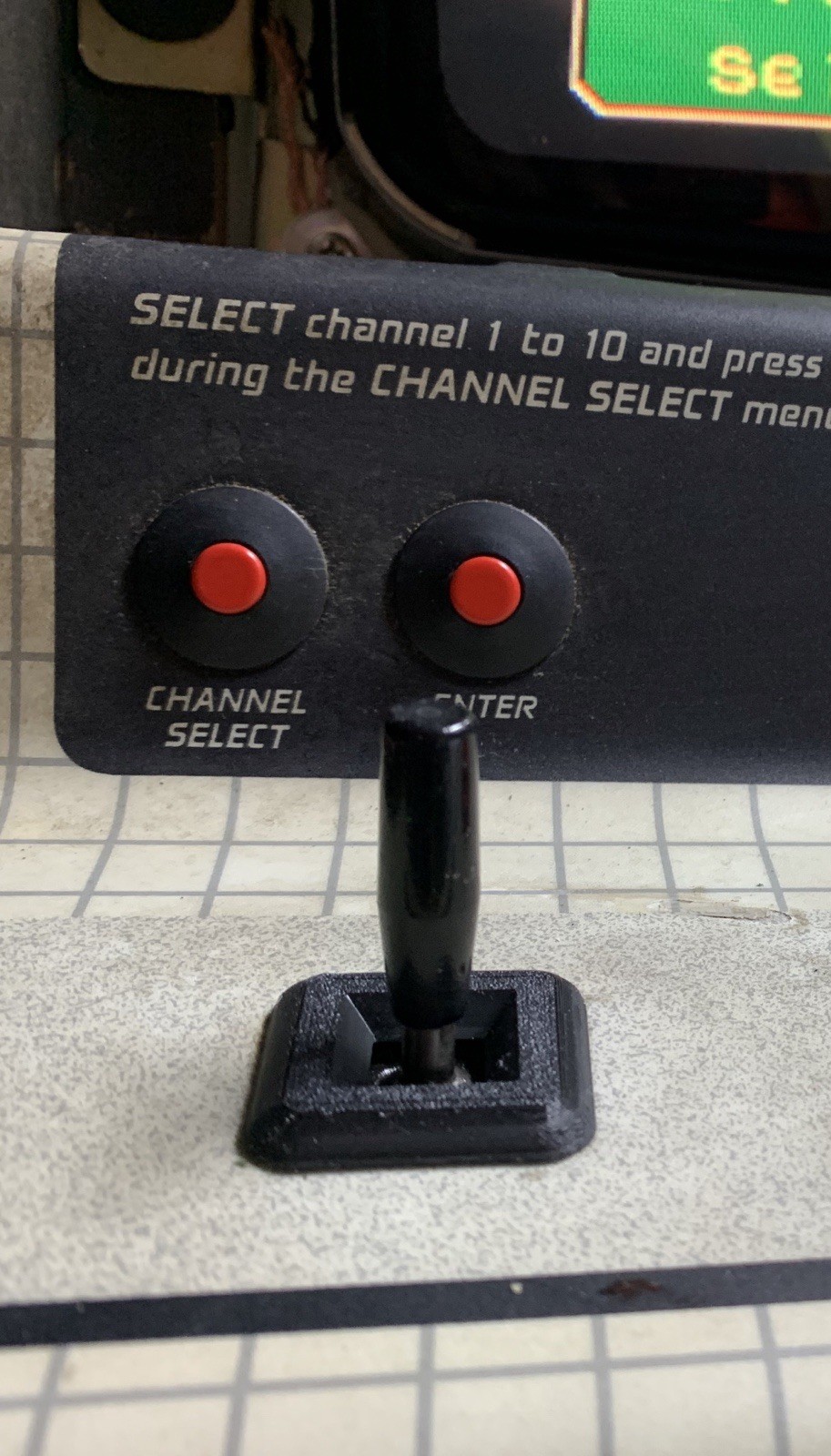 Playchoice 10 Countertop Joystick Cap Bezel Cover