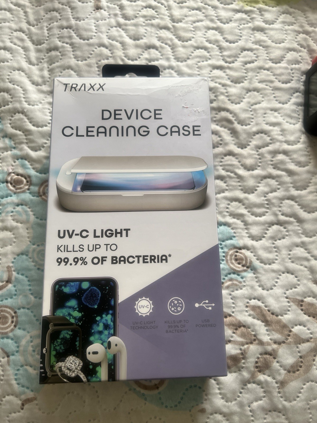 Traxx Device UV-C Sanitizer Cleaning Case