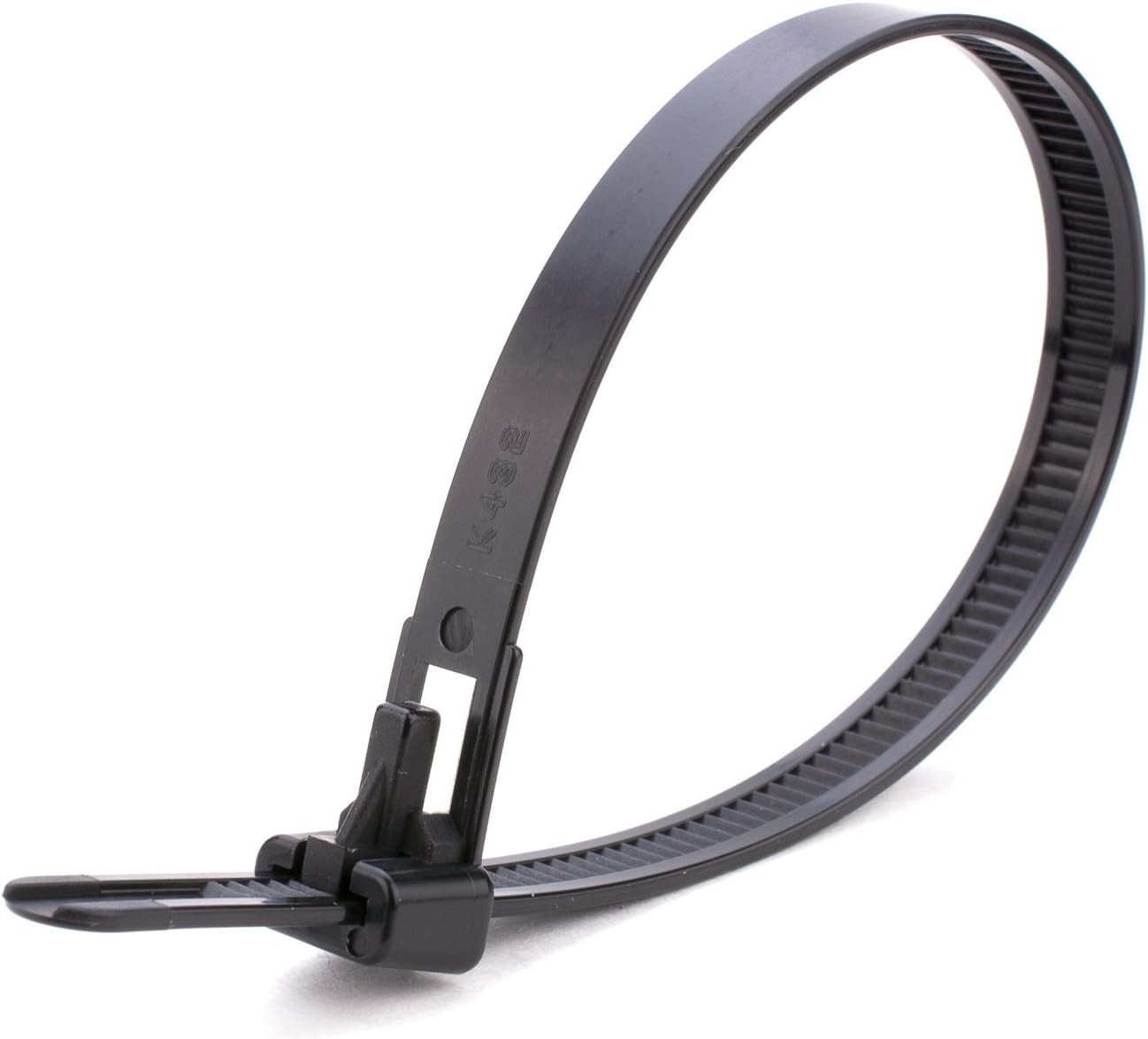 Reusable Zip Ties, 100 Pcs Assorted Fastening Cable Zip Ties 6" 8" 10" 12" Four