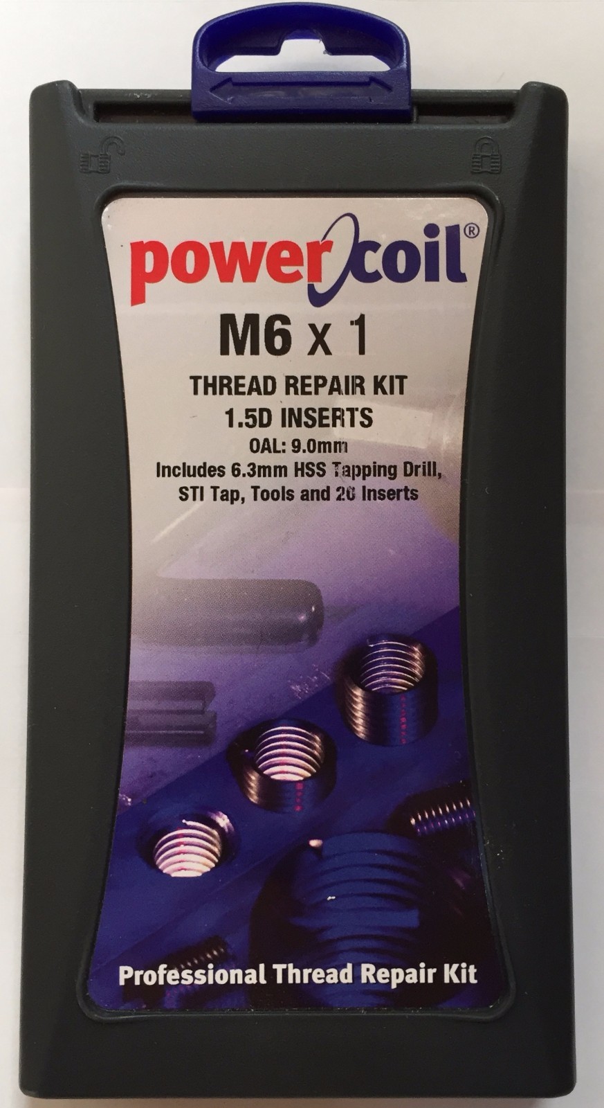 POWERCOIL Metric M3 4 5 6 7 8 9 10 12 14 to 30 Thread Repair Insert Kit Helicoil