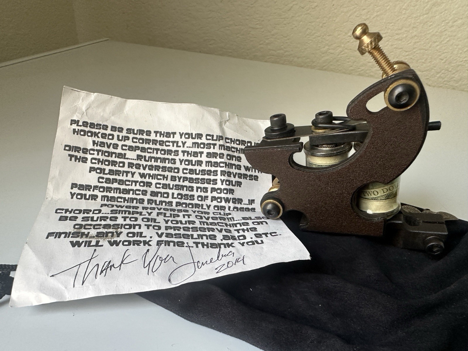 Junebug 2014 Tea Kettle Shader Coil Tattoo Machine.