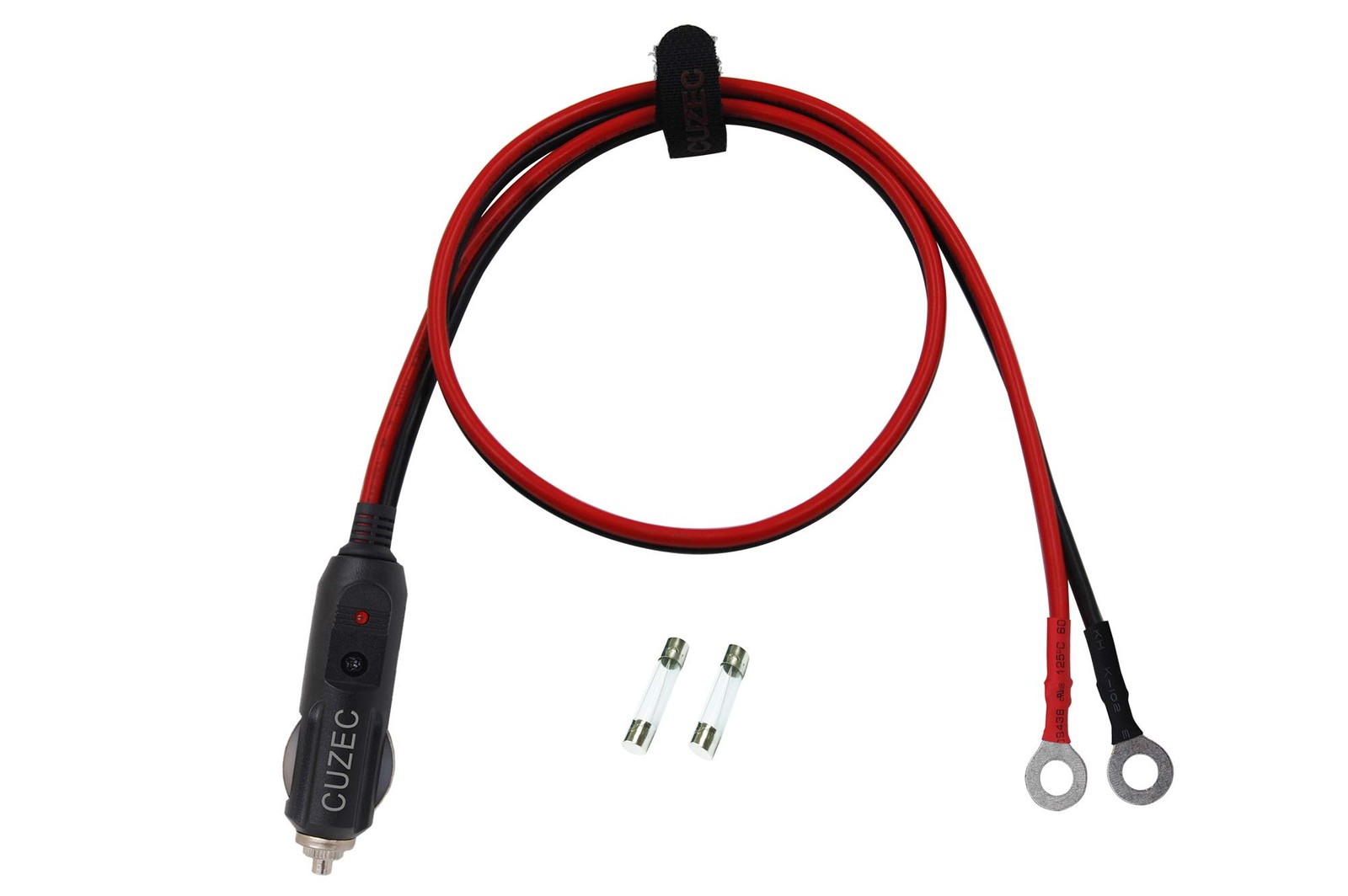 Heavy-Duty 14AWG 20A Male Plug Cigarette Lighter Adapter Power Supply Cord