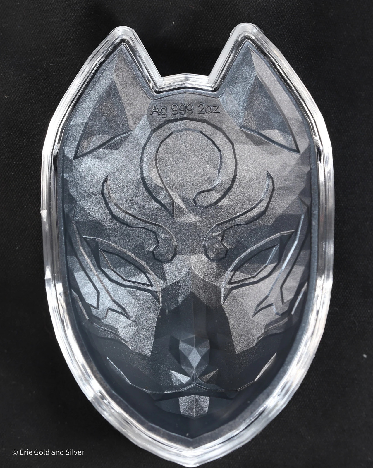 2023 Japanese Kitsune Traditional Mask 2 oz Silver Stacker