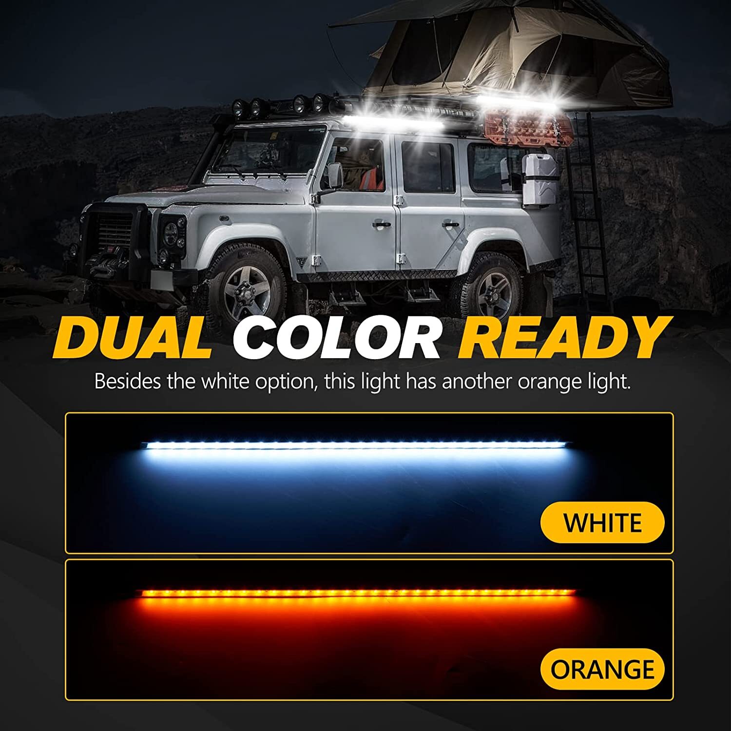 12V LED Interior Light Bar Aluminum Rigid String Lights with Dimmer Switch Water