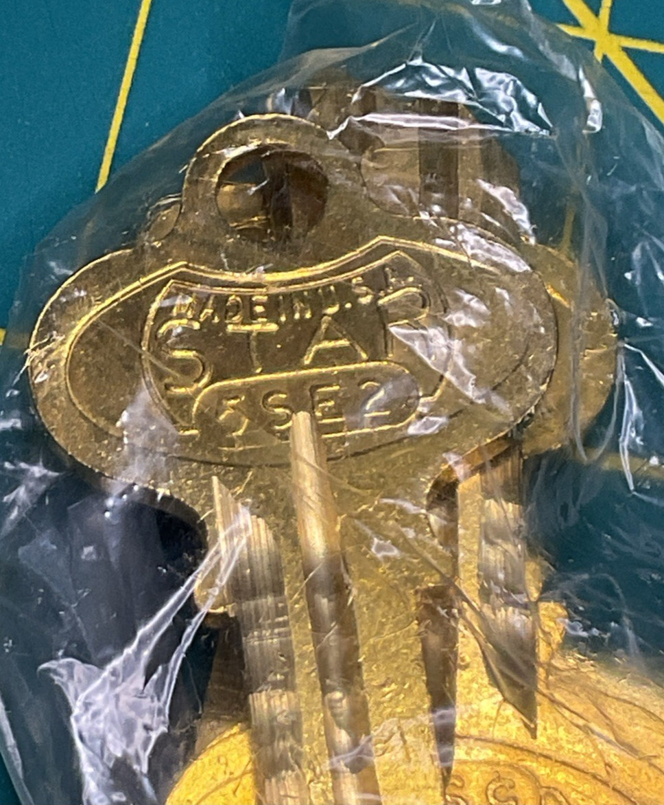 Star 5SE2  BRASS  Key Blanks   Set of 6   Locksmith
