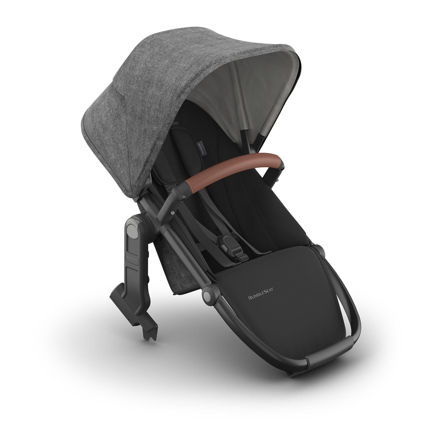 UPPAbaby RumbleSeat V3 Greyson (Charcoal Mélange/Carbon Frame/Saddle Leather)