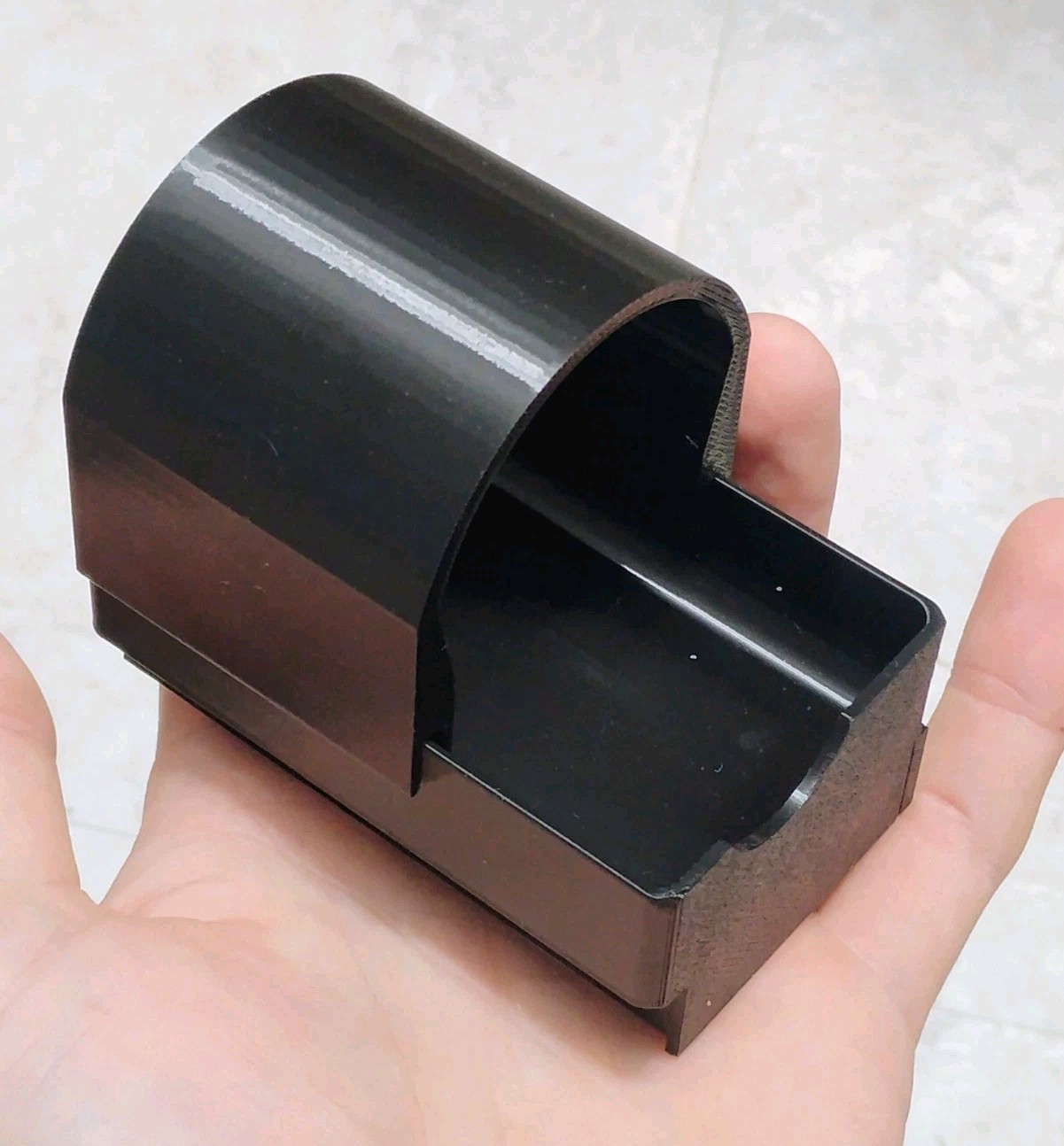 3D Printed Lyman Universal Trimmer Brass Shavings Catcher With Chip Guard - PETG