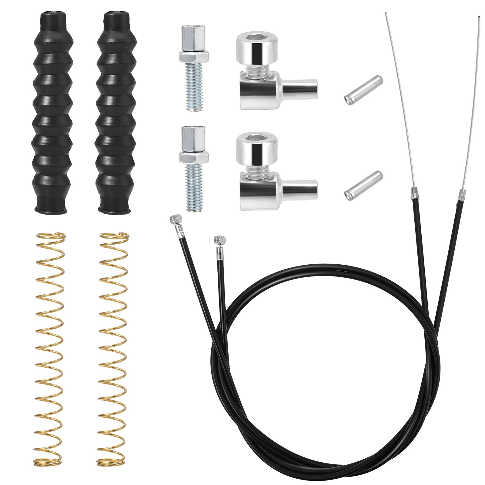 14 Pcs Brake Cable Drive Rollator Replacement Parts Black