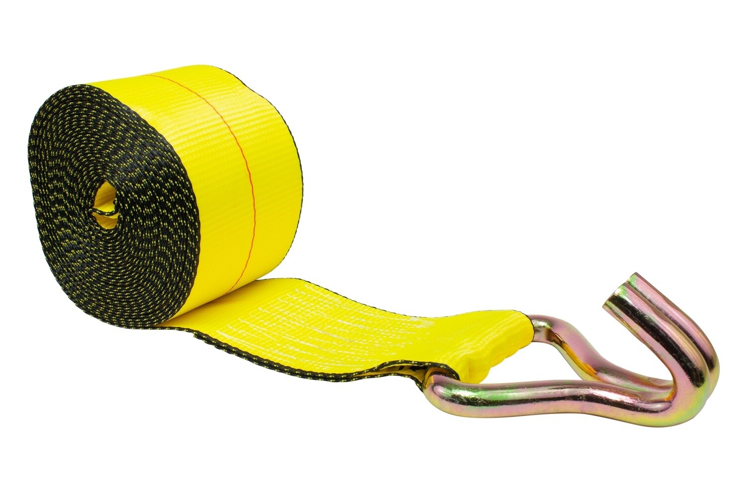 (12 Pack) 3"X30' Winch Straps w/wire hook, WLL 5000 Flatbed Tie Down Strap