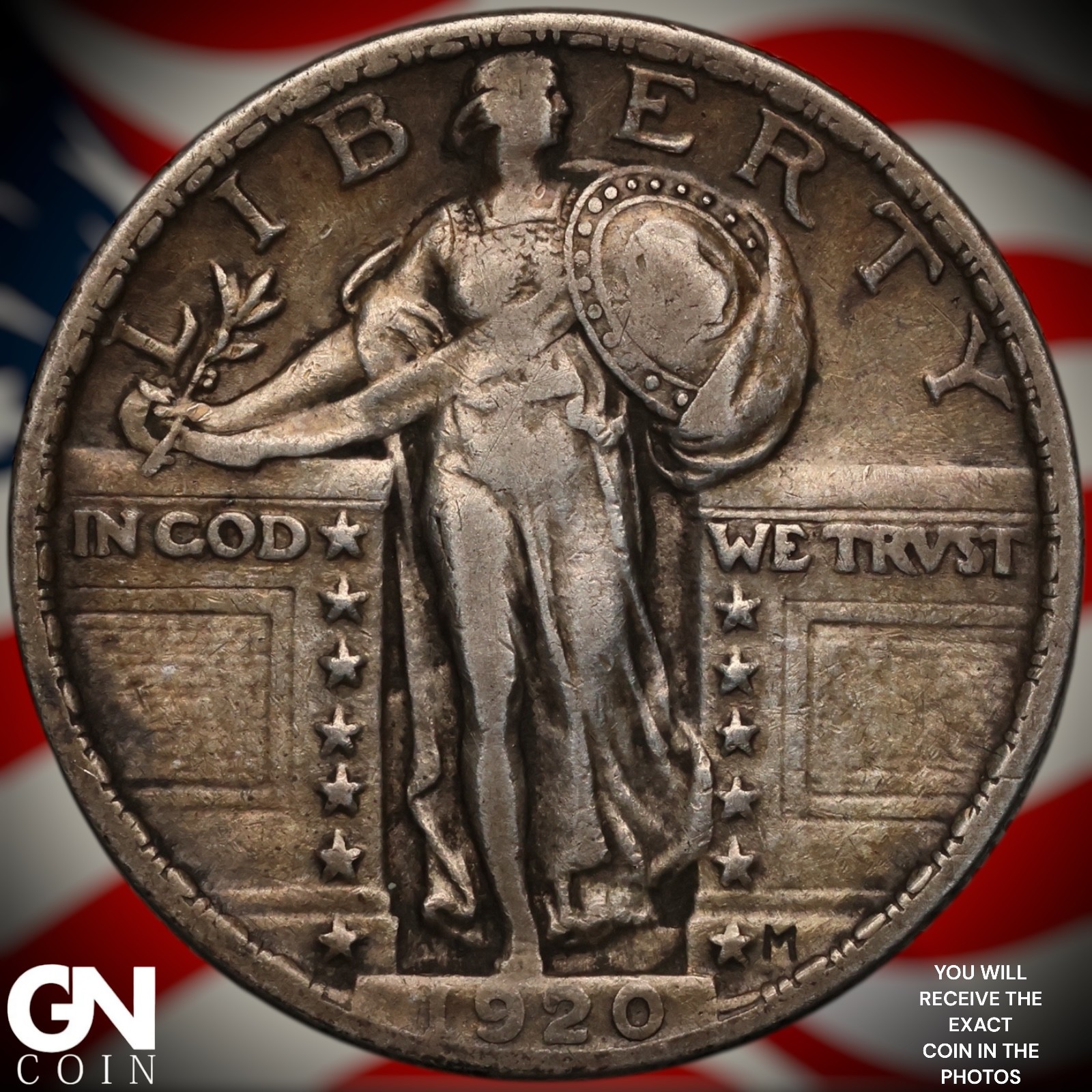 1920 P Standing Liberty Quarter A2891