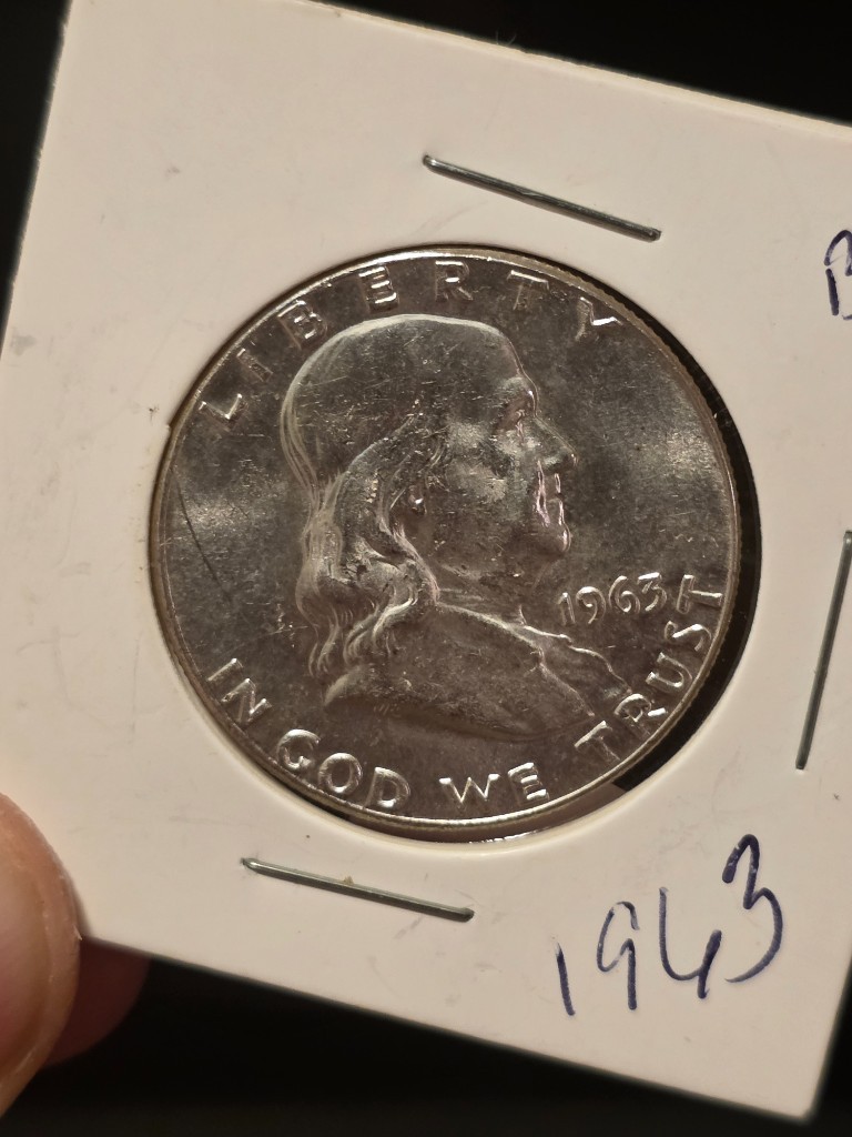 1963 Franklin Half Dollar — BU