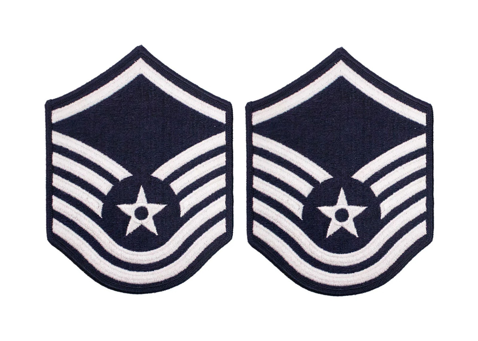 US Air Force E-7 Master Sergeant Female Chevrons -Veteran Owned Business
