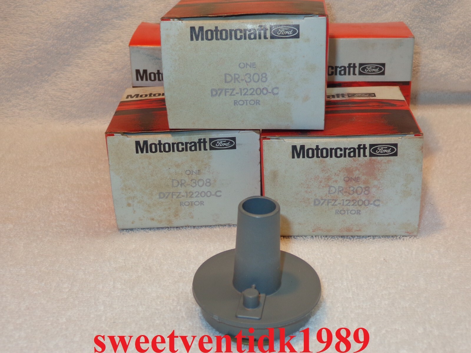 (1)...Ford-Motorcraft Rotor DR-308....Ford # D7FZ-12200-C...Rotor....Made in USA