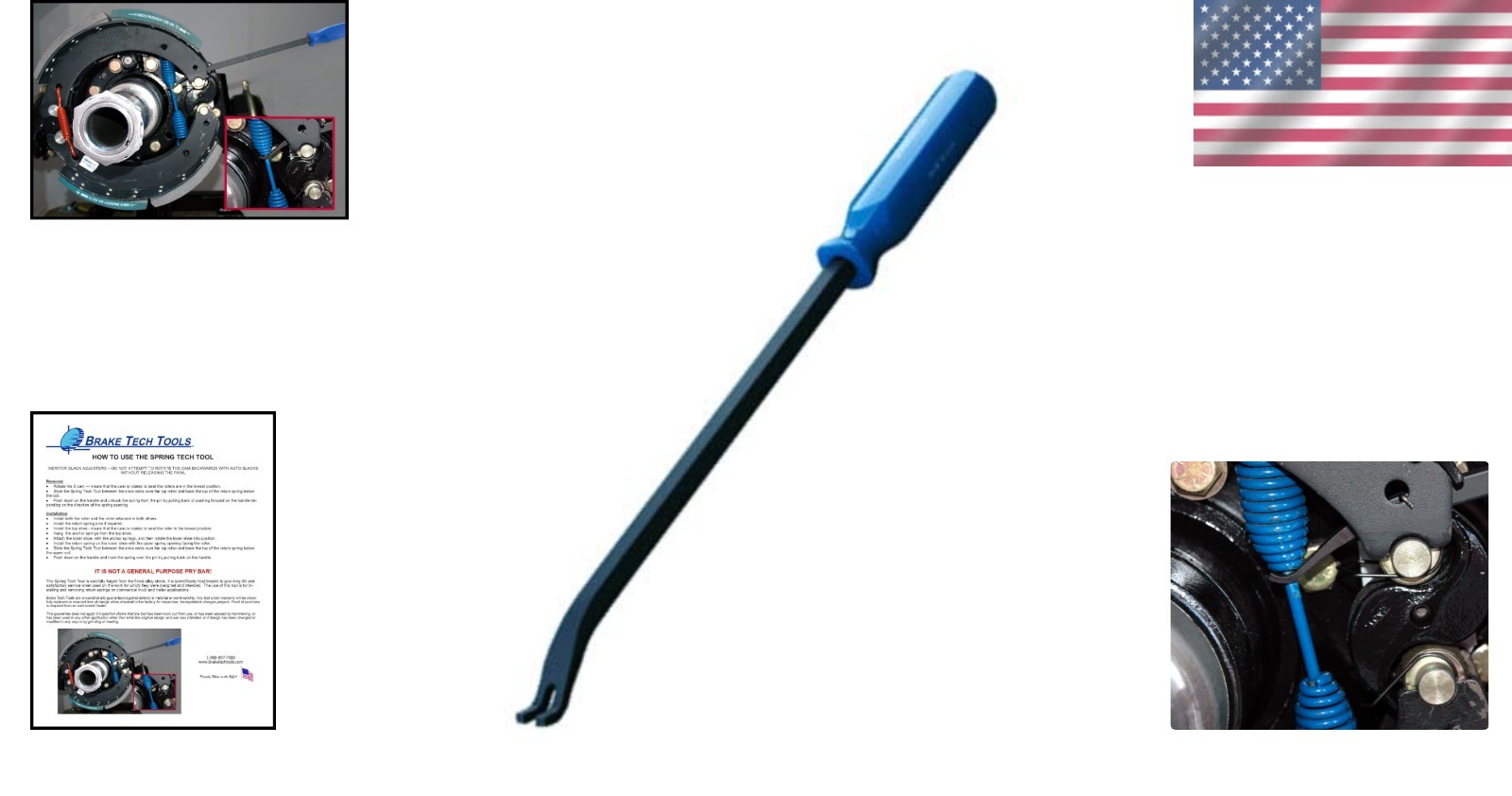 Quick & Safe Truck Brake Spring Replacement Tool - BT-105SPT