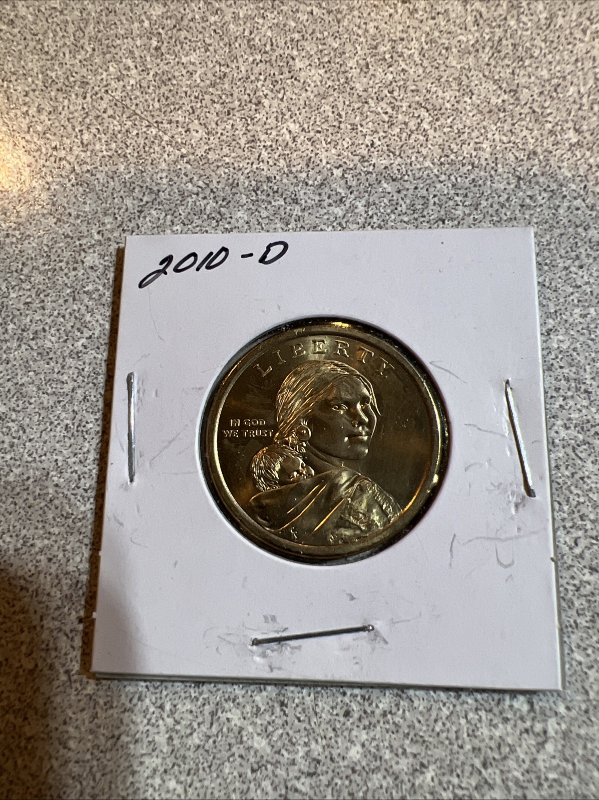 2010 D Sacagawea Native American Golden Dollar Uncirculated