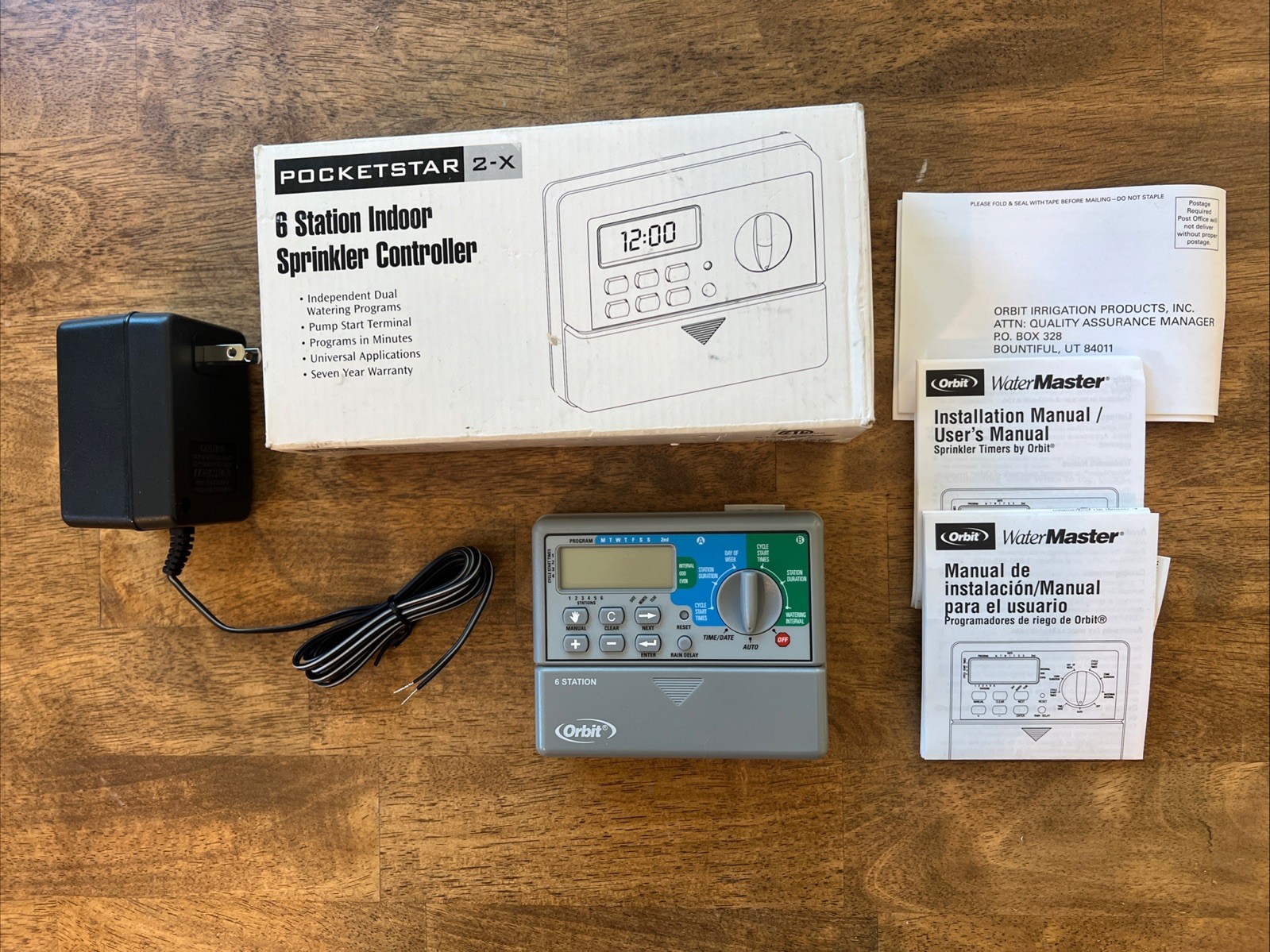 RARE - Orbit PRO SERIES POCKETSTAR 6 Station Sprinkler Timer Controller - NEW