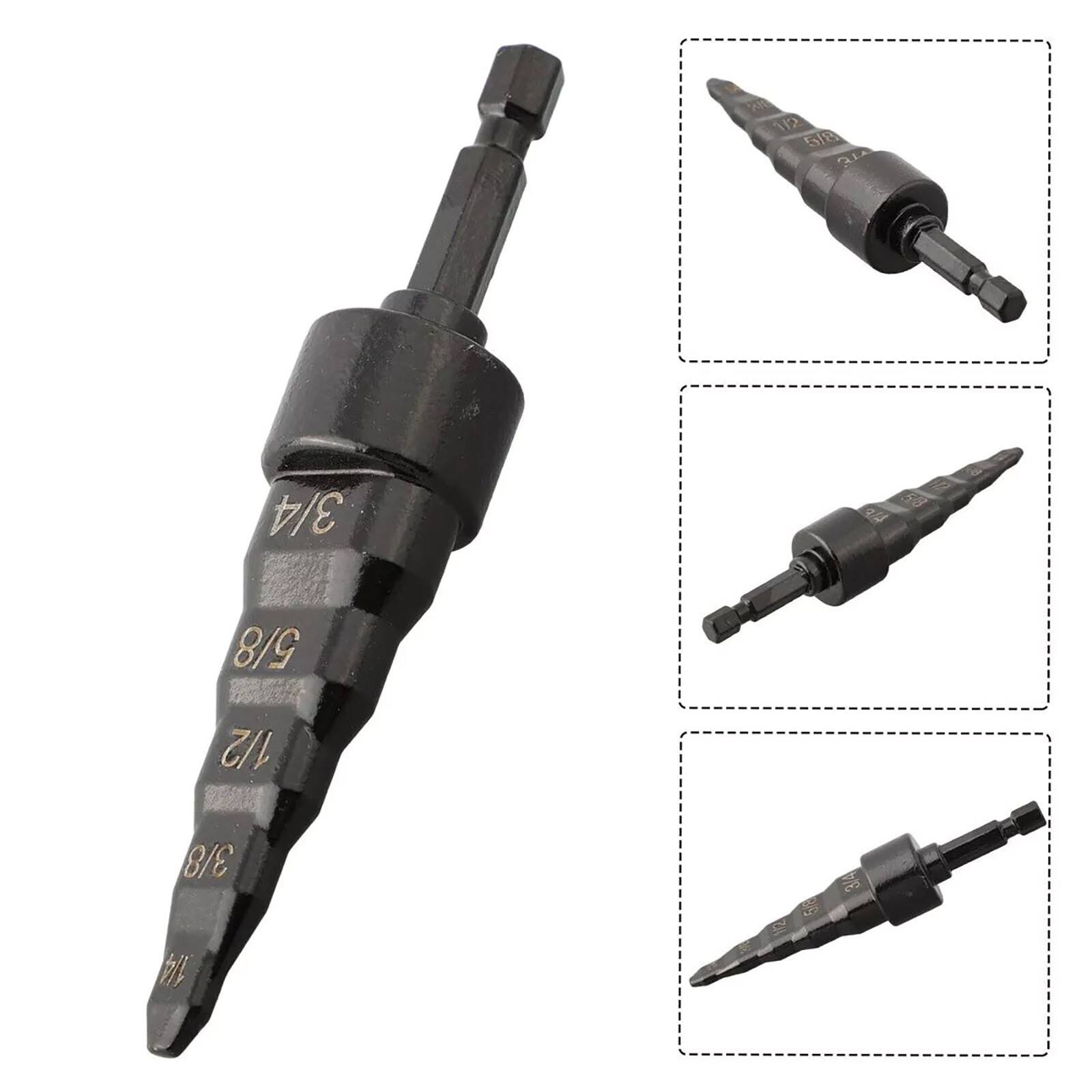 Swaging Tool Drill Bit 5 Sizes Air Conditioner Copper Pipe Flaring Tube Expander