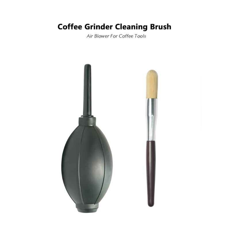 Coffee Grinder Bellows Brush Kitchen Accessories Professional Tool