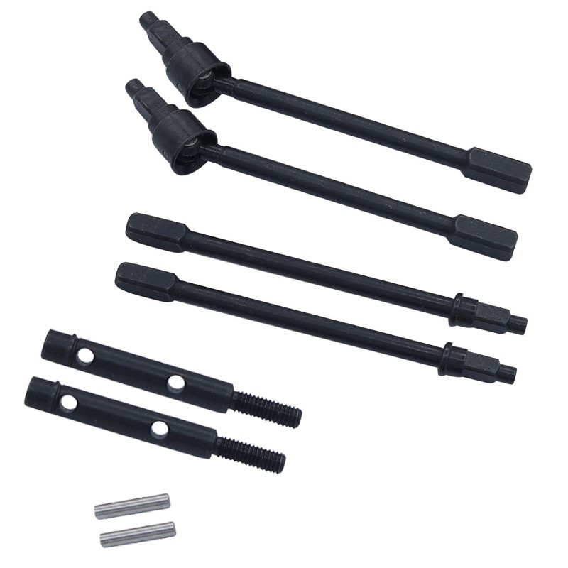 US Hardened Steel CVD Front /Rear /Bridge Output Shafts F/1/18 Axial UTB18 Capra