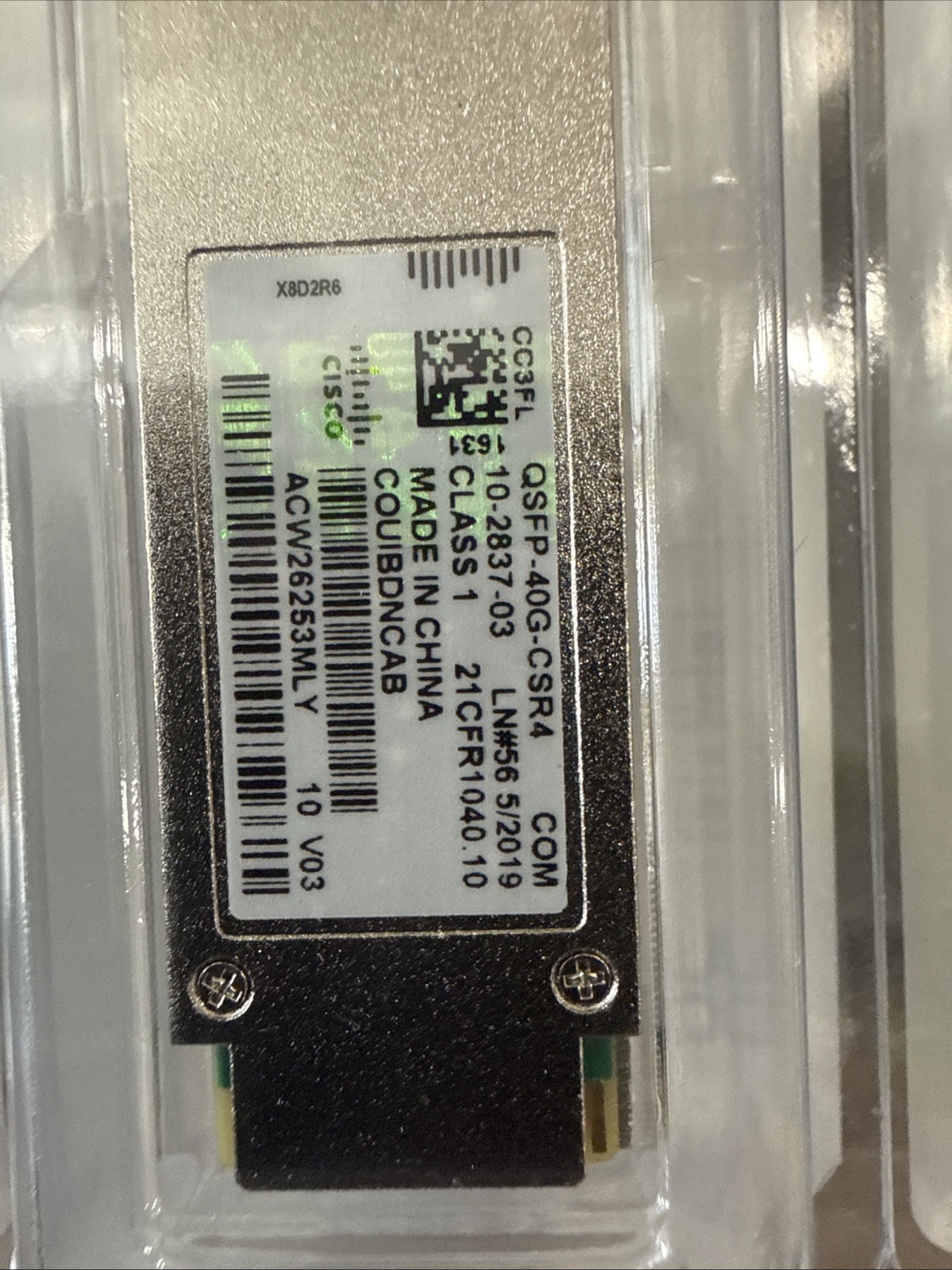 Cisco QSFP-40G-CSR4 *Brand New Sealed*