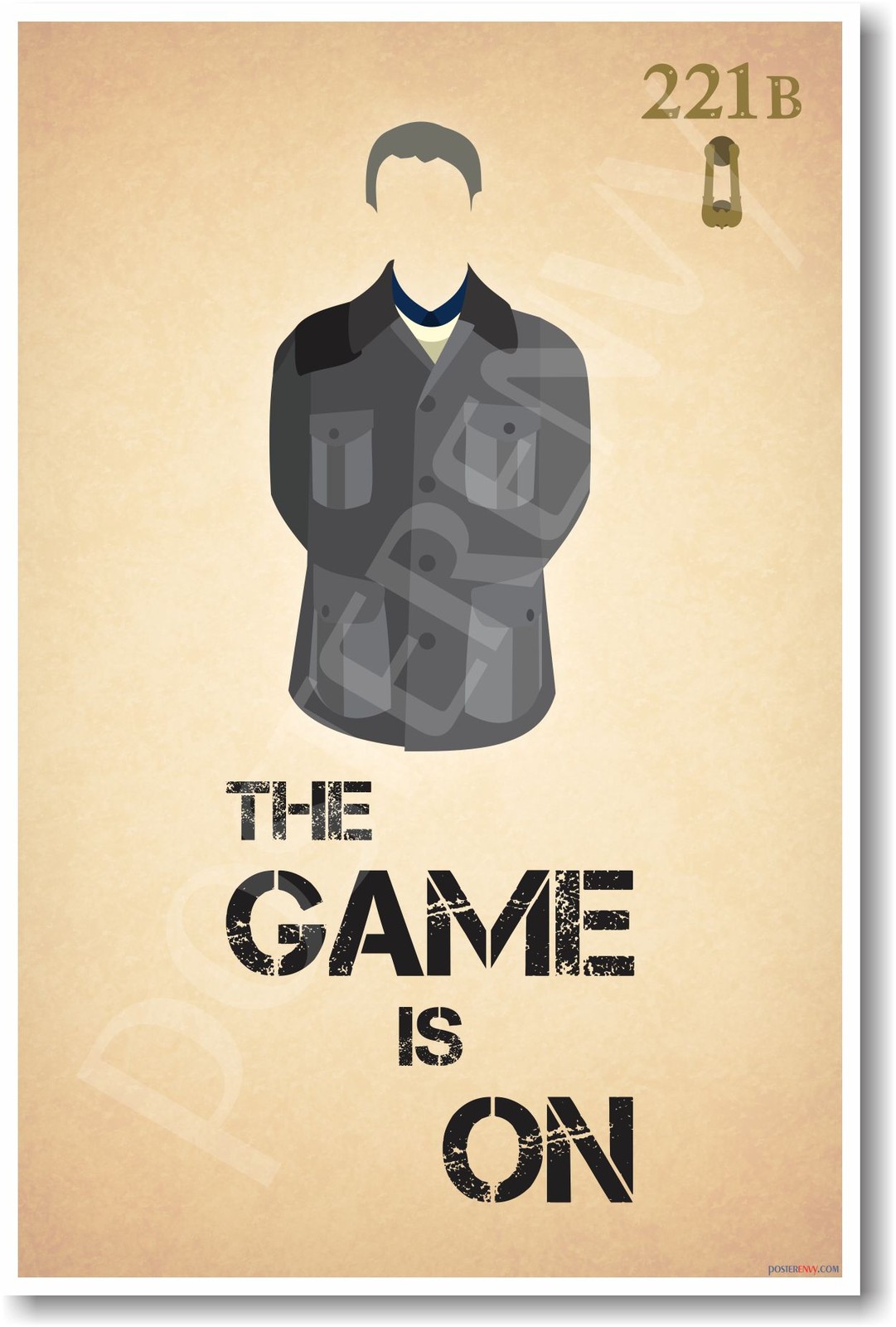 John Watson - The Game Is On - NEW Fictional Character Humor Poster