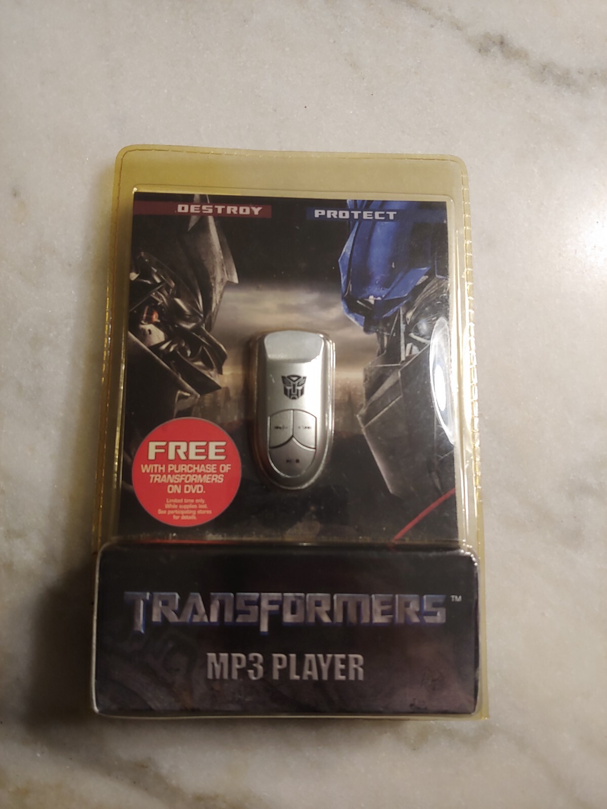 Dreamworks Transformers MP3 Music Player 128 MB *NEW!* 2007