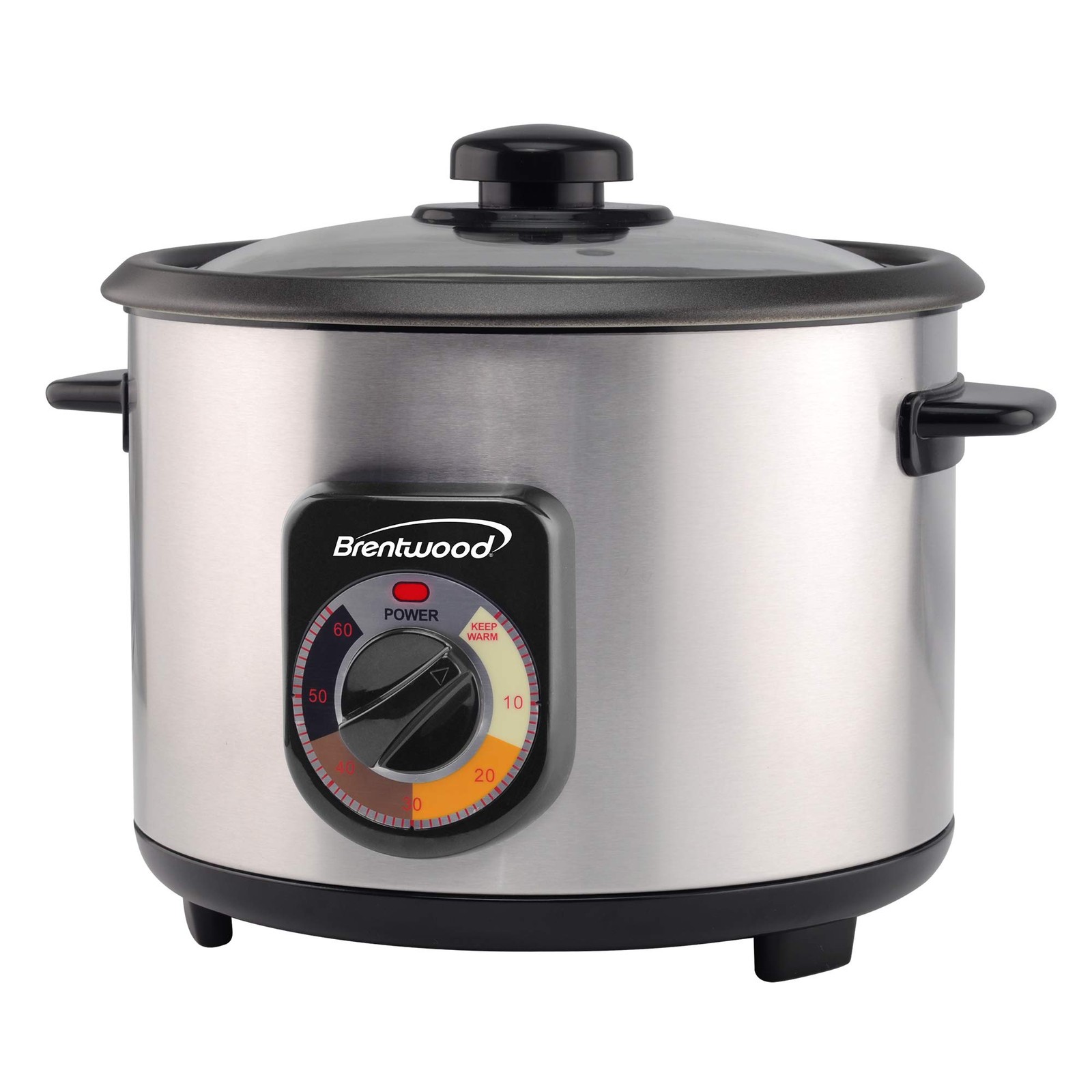 BRENTWOOD Crunchy Persian Rice Cooker, Stainless Steel standard, Metallic