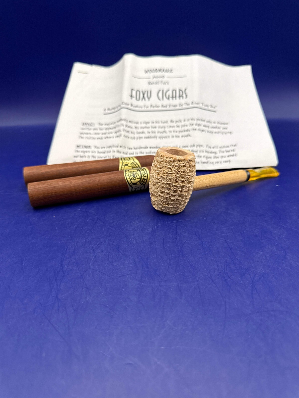 Karrell Fox’s Foxy Cigars. by Woodmagic Studio (Howard Hale), c 1990s ESTATE