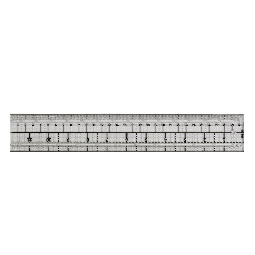 Tim Holtz Edge to 12" Media Ruler Clear