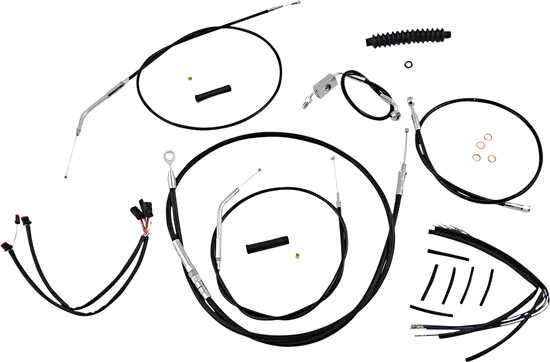 Magnum XR Clutch Brake Cable Kit Black w Chr for 14-16in ABS Roadster 1200 16-20